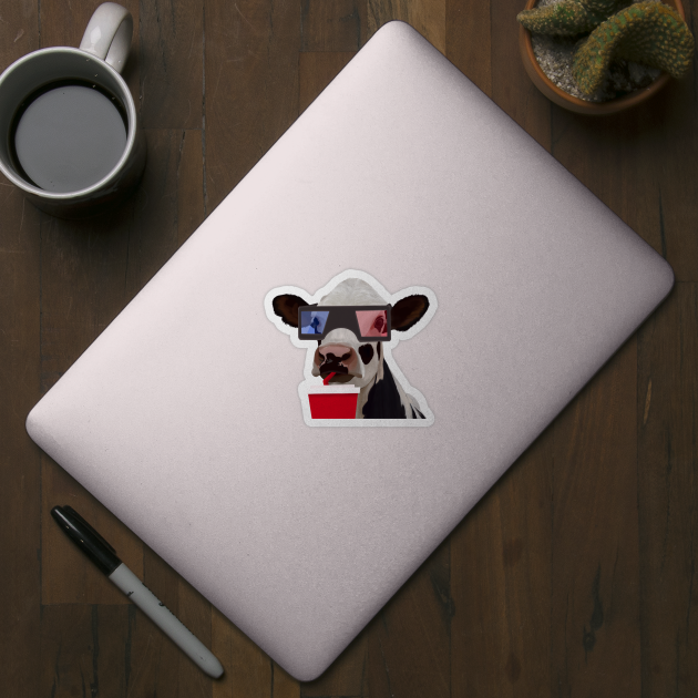 Mooovie Time Cow by Suneldesigns